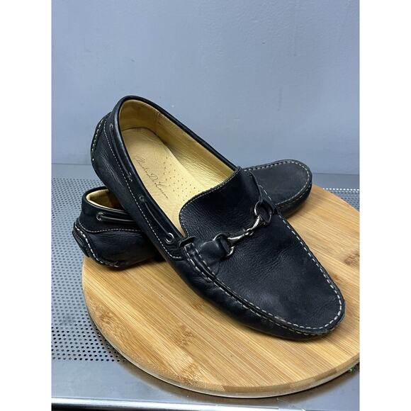 Claudio De Lorena Men's Black Driving Mocassins Designer Loafers Size 11.5 - Picture 2 of 11